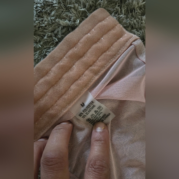 Sexy Powder Pink Lace Silky Soft Bustier - Picture 8 of 8